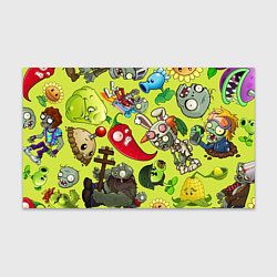 Бумага для упаковки Растения против зомби с героями, цвет: 3D-принт