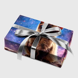Бумага для упаковки Сиамская кошка в космосе, цвет: 3D-принт — фото 2