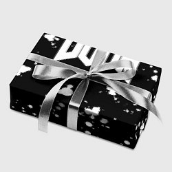 Бумага для упаковки Doom белые краски всплеск, цвет: 3D-принт — фото 2