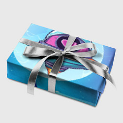 Бумага для упаковки Нло с сердечком внутри, цвет: 3D-принт — фото 2