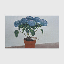 Бумага для упаковки Спящий воробушек на гортензии, цвет: 3D-принт