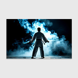 Бумага для упаковки Айкидоист в дыму, цвет: 3D-принт