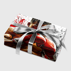 Бумага для упаковки Тайский боксер на белом, цвет: 3D-принт — фото 2