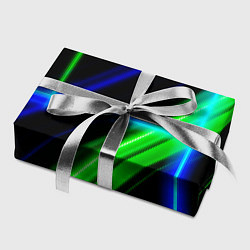 Бумага для упаковки Color blue black green, цвет: 3D-принт — фото 2