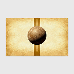 Бумага для упаковки Ядро для талкания на бежевом, цвет: 3D-принт