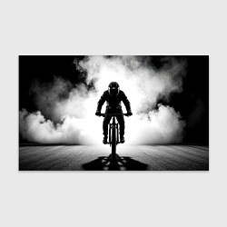 Бумага для упаковки Трековый велосипед в дыму