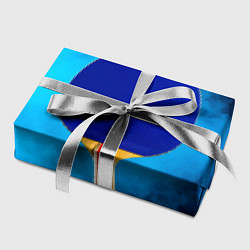 Бумага для упаковки Ракетка для пинг понга синий дым, цвет: 3D-принт — фото 2