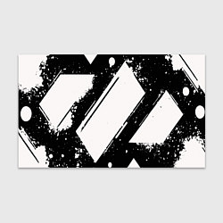 Бумага для упаковки Color black white, цвет: 3D-принт