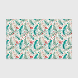 Бумага для упаковки Бохо паттерн в мятных тонах, цвет: 3D-принт