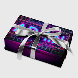 Бумага для упаковки Admin в неоне, цвет: 3D-принт — фото 2