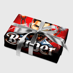 Бумага для упаковки Барбер и молния, цвет: 3D-принт — фото 2