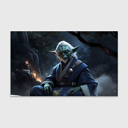 Бумага для упаковки Думающий мудрец Йода, цвет: 3D-принт