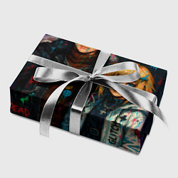 Бумага для упаковки Люмин и Тарталья потеки краски, цвет: 3D-принт — фото 2