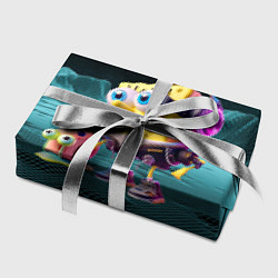 Бумага для упаковки Sponge Bob and snail Gary - ai art fantasy, цвет: 3D-принт — фото 2