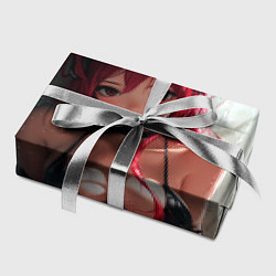 Бумага для упаковки Девушка с красными волосами, цвет: 3D-принт — фото 2