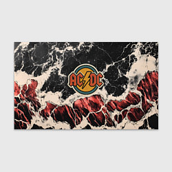 Бумага для упаковки ACDC ретро лого, цвет: 3D-принт