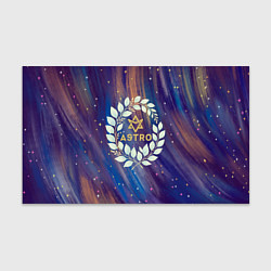 Бумага для упаковки Astro лого в венке из листьев