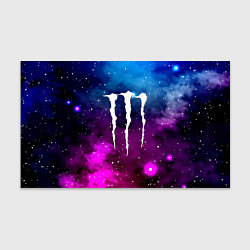 Бумага для упаковки Monster energy neon space, цвет: 3D-принт