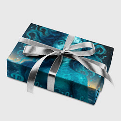 Бумага для упаковки Билли Айлиш из волн, цвет: 3D-принт — фото 2