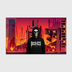 Бумага для упаковки Bones скелет