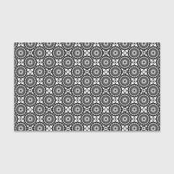 Бумага для упаковки Черно белый кружевной узор, цвет: 3D-принт