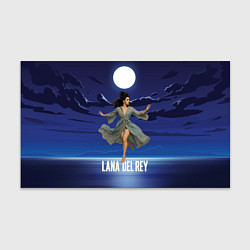 Бумага для упаковки Lana Del Rey танцует под луной, цвет: 3D-принт