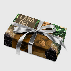 Бумага для упаковки Lana Del Rey играет на гитаре, цвет: 3D-принт — фото 2