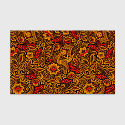 Бумага для упаковки Летучий корабль в стиле хохломской росписи, цвет: 3D-принт