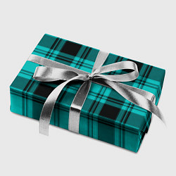 Бумага для упаковки Checkered blue, цвет: 3D-принт — фото 2