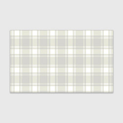 Бумага для упаковки Checked white completely, цвет: 3D-принт