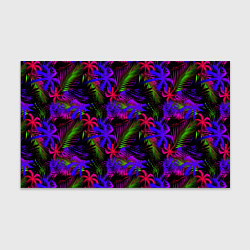 Бумага для упаковки Palm purple pink, цвет: 3D-принт