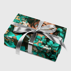 Бумага для упаковки Танджиро Demon slayer в цветах, цвет: 3D-принт — фото 2