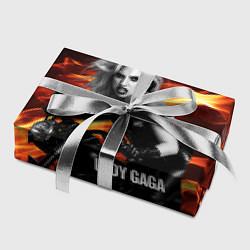 Бумага для упаковки Леди Гага на мотоцикле, цвет: 3D-принт — фото 2