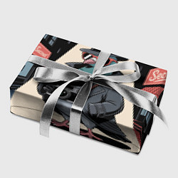 Бумага для упаковки Голубь шпион со старым фотоаппаратом в городе, цвет: 3D-принт — фото 2