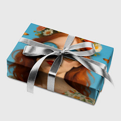 Бумага для упаковки Девушка в очках, цвет: 3D-принт — фото 2