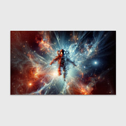 Бумага для упаковки Космонавт в космической туманности, цвет: 3D-принт