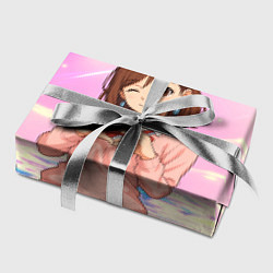 Бумага для упаковки Сиратори Айра делает сердечко руками - Дандадан, цвет: 3D-принт — фото 2