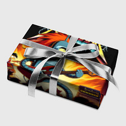 Бумага для упаковки Bender is a hard rock guitarist - Futurama, цвет: 3D-принт — фото 2