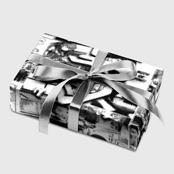 Бумага для упаковки Doom anime black, цвет: 3D-принт — фото 2