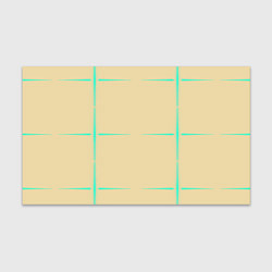 Бумага для упаковки Color beige green stripes, цвет: 3D-принт