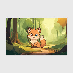 Бумага для упаковки Кавайная лисичка - аниме, цвет: 3D-принт