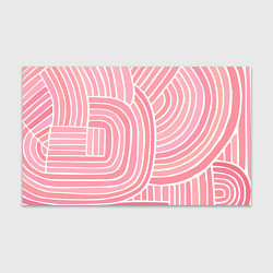 Бумага для упаковки Абстрактный узор розовый, цвет: 3D-принт