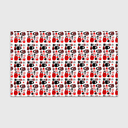 Бумага для упаковки Много матрешек, цвет: 3D-принт