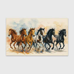 Бумага для упаковки Кони бегут, цвет: 3D-принт