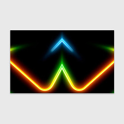 Бумага для упаковки Neon multicolored lines, цвет: 3D-принт
