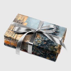 Бумага для упаковки Новогодняя Москва, цвет: 3D-принт — фото 2