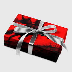 Бумага для упаковки Всадник на коне - красный фон, цвет: 3D-принт — фото 2