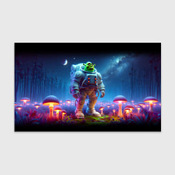 Бумага для упаковки Шрек бравый космонавт - неоновое свечение, цвет: 3D-принт