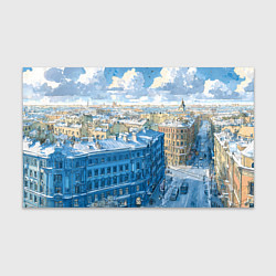 Бумага для упаковки Зимний утренний Питер, цвет: 3D-принт