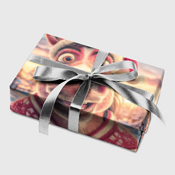 Бумага для упаковки Счастливая новогодняя лошадь, цвет: 3D-принт — фото 2